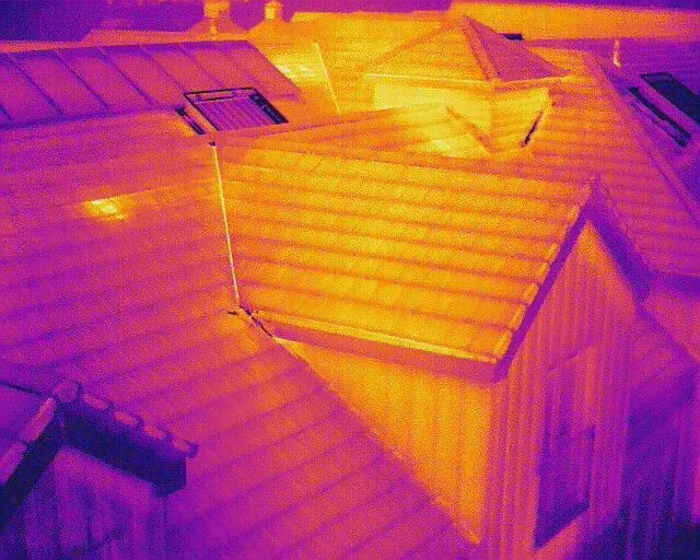 Thermal Imaging Roof Survey Image Bletchley